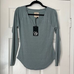 Chaser V-Neck Long Sleeve Top